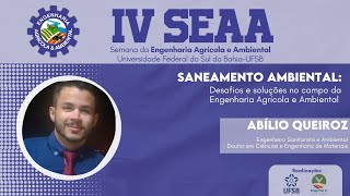 SANEAMENTO AMBIENTAL  Desafios e Soluções no Campo de Engenharia Agrícola e Ambiental [upl. by Il]