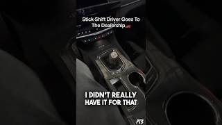 ALMOST CRASHED THE STICKSHIFT carsaleshumor funny dealershiplife funny cars [upl. by Creigh]