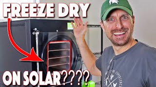 Freeze Dryer On Solar Power System Testing Our Harvest Right [upl. by Petty]