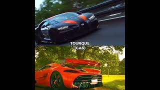 Bugatti Chiron Super Sport 300 VS Koenigsegg Jesko [upl. by Aimak293]