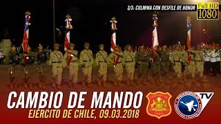 Exclusivo Cambio de Mando Ejército de Chile  Desfile de honor 33 [upl. by Raycher]