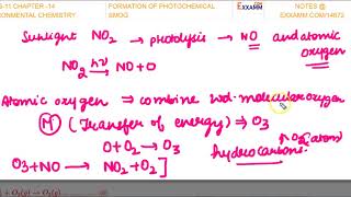 Formation of photochemical smogClass11 Chapter14CBSENCERT [upl. by Llertnom]