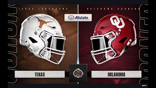 COLLEGE FOOTBALL TEXAS LONGHORNS VS OKLAHOMA SOONERS FULL GAME [upl. by Carri]