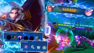 LANCELOT GAMEPLAY  BUILD TOP GLOBAL AUTO SAVAGE  Mobile Legends [upl. by Ailec237]