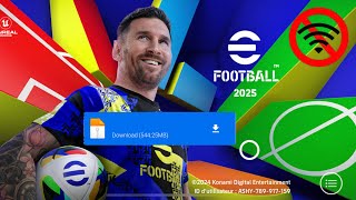 eFootball PES 2025 Mobile Offline PATCH Obb APK DATA Download For Android amp los [upl. by Sherburn926]