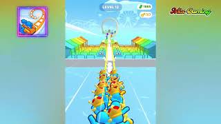 Runner Coaster  All Levels Gameplay Androidios Levels 1115 [upl. by Conger]