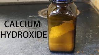 How to make Calcium Hydroxide CaOH2 [upl. by Egroej]