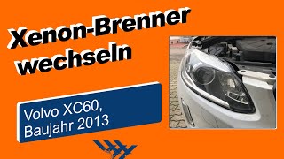 Abblendlicht defekt XenonBrenner am Volvo XC60 wechseln [upl. by Alayne]