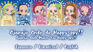 Ojamajo Ondo de Happyppy  MAHO Do KANROMEN Color Coded Lyrics [upl. by Faria]