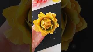 How to Make beautiful flowers from ginkgo leaves and paper cups shorts trending motivation [upl. by Nirret]