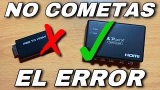 PS2 con HDMI en 2024  ¡NO COMETAS EL ERROR [upl. by Ahsiekahs903]