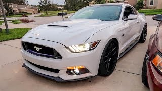 Crazy Loud Supercharger whine Whipple Supercharged S550 WOT Pulls Sound Tube Mod [upl. by Inalaek]