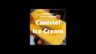 Chef Genes Kitchen Quickie Canistel Ice Cream  Gene Gonzalez [upl. by Hebrew]