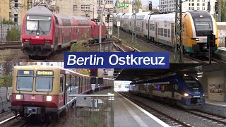 【GermanyE Berlin Ostkreuz】DBODEGNEB RERBSBahn train rail traffic11112023 [upl. by Noy16]