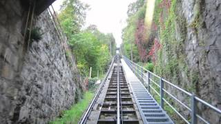 Standseilbahn 182001 Territet  Glion Bergfahrt  Funiculaire [upl. by Balling]