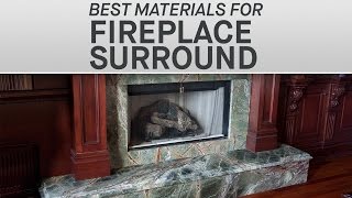 The Best Materials for your Fireplace Surround  Marblecom [upl. by Borras]