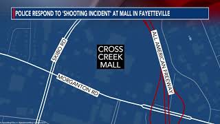 Police respond to shooting incident at mall in Fayetteville [upl. by Hluchy]