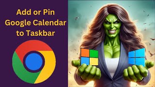 How to Add or Pin Google Calendar to Windows 11 Taskbar using Google Chrome  GearUpWindows Tutorial [upl. by O'Rourke]