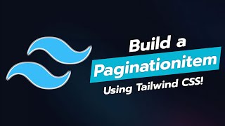 Build a Pagination Item Component with Tailwind CSS 📄✨ [upl. by Aggie658]