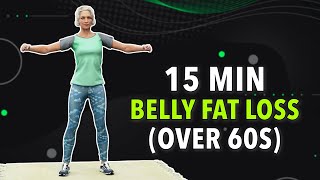 15MIN STANDING EXERCISES FOR SENIORS MAXIMIZE BELLY FAT LOSS [upl. by Avevoneg]