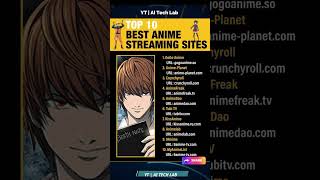 Top 10 Best Anime Streaming Sites for 2024 FREE  AI Tech Lab [upl. by Lavina]