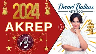 Akrep Burcu 2024 Yıllık Burç Yorumları Astrolog Demet Baltacı ile Astroloji haberler burçlar [upl. by Orferd]