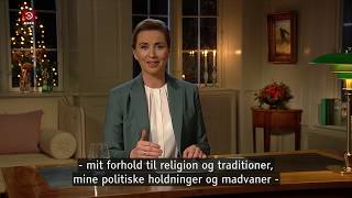 Statsministerens nytårstale 2020 Mette Frederiksen [upl. by Novhaj495]