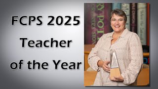 FCPS 2025 Teacher of the Year  Amy Strosnider [upl. by Rycca]