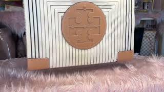 Unboxing Tory Burch Ella printed tote [upl. by Tivad]