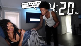 SLEEPING IN ANOTHER ROOM PRANK ON BF 😢 [upl. by Neal]