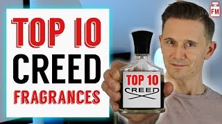 Top 10 Creed Fragrances  Review [upl. by Dlonyar]