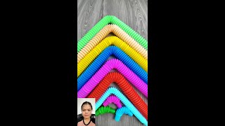 Color changing relaxing Voicing and of pop tube asmr creative satisfyingrelaxing voicings  3 [upl. by Almat238]