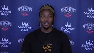 Devonte Graham on joining the squad  New Orleans Pelicans Interview 81021 [upl. by Hoffarth334]