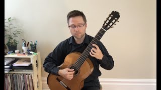 Lesson amp Free PDF Estudio in E Minor by Tarrega for Classical Guitar [upl. by Gilberto]