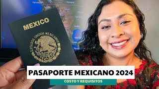 Pasaporte mexicano 2024 cómo sacar la cita y requisitos de primera vez [upl. by Hotchkiss]