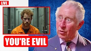 ARRESTED🔴 Harry Gets ARR£STED As New LEAKED Footages Shows Harry DESTROYING Queens Thomb [upl. by Nylasoj212]