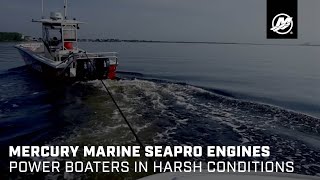 Mercury Marine SeaPro Engines Power Boaters in Harsh Conditions [upl. by Ecnarual203]