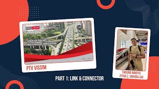 Part 1 Tutorial vissim  LINKS DAN CONNECTOR [upl. by Acinoda]