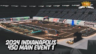 2024 rF Supercross 450 Main 1  Round 10  Indianapolis [upl. by Chappell251]