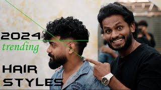 2024 Best Hair style trends  Mens Fashion Tamil  Haircut [upl. by Cohdwell]