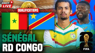 🔴 SENEGAL  RD CONGO 11  SARR BUTEUR MAYELE EGALISE  QUALIFICATION COUPE DU MONDE 2026 [upl. by Hurlow310]