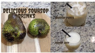 How to make Soursop JuiceHow to make Soursop Punch Super easy amp Delicious Recipe [upl. by Renault]