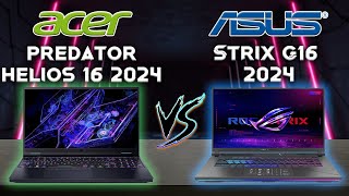 Strix G16 2024 vs Predator Helios 16 2024 The Best 2024 Gaming Laptop  Comparison Laptop [upl. by Kessler]