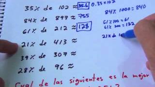 Matemática Básica  Estimación de Porcentaje  Uso de referencia para estimar Porcentajes [upl. by Esej622]