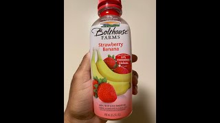 Bolthouse Farms Strawberry Smoothie good for you but does it taste good [upl. by Garrek]