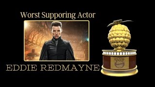 36th Razzies  Worst Supporting Actor  Eddie Redmayne [upl. by Ymiaj]