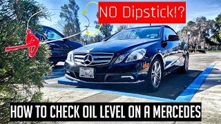 EASIEST OIL amp FILTER CHANGE ON MERCEDES [upl. by Alegnat737]