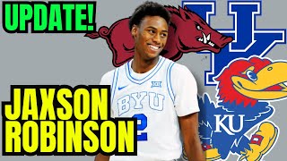 PORTAL UPDATE Jaxson Robinson is hearing from Kansas and Arkansasand Kentucky still [upl. by Murage]