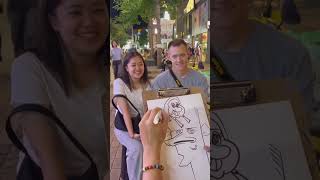 Couples want their caricature art drawing caricature funny illustration artist sketch [upl. by Suivatnom654]