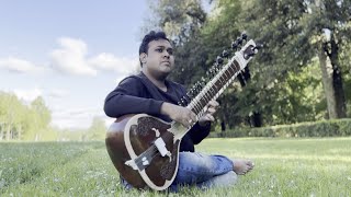 Khelaghor Bandhte Legechi  Kalyan Majumdar  Sitar  Music Video  Instrumental  Florence  Italy [upl. by Vanda]